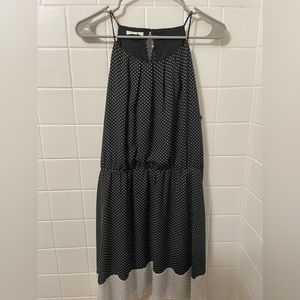 XL Maurice’s Polka Dot dress black and white
